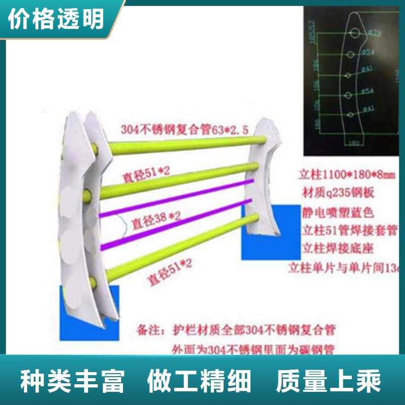 不锈钢复合管护栏专业生产团队库存齐全厂家直供