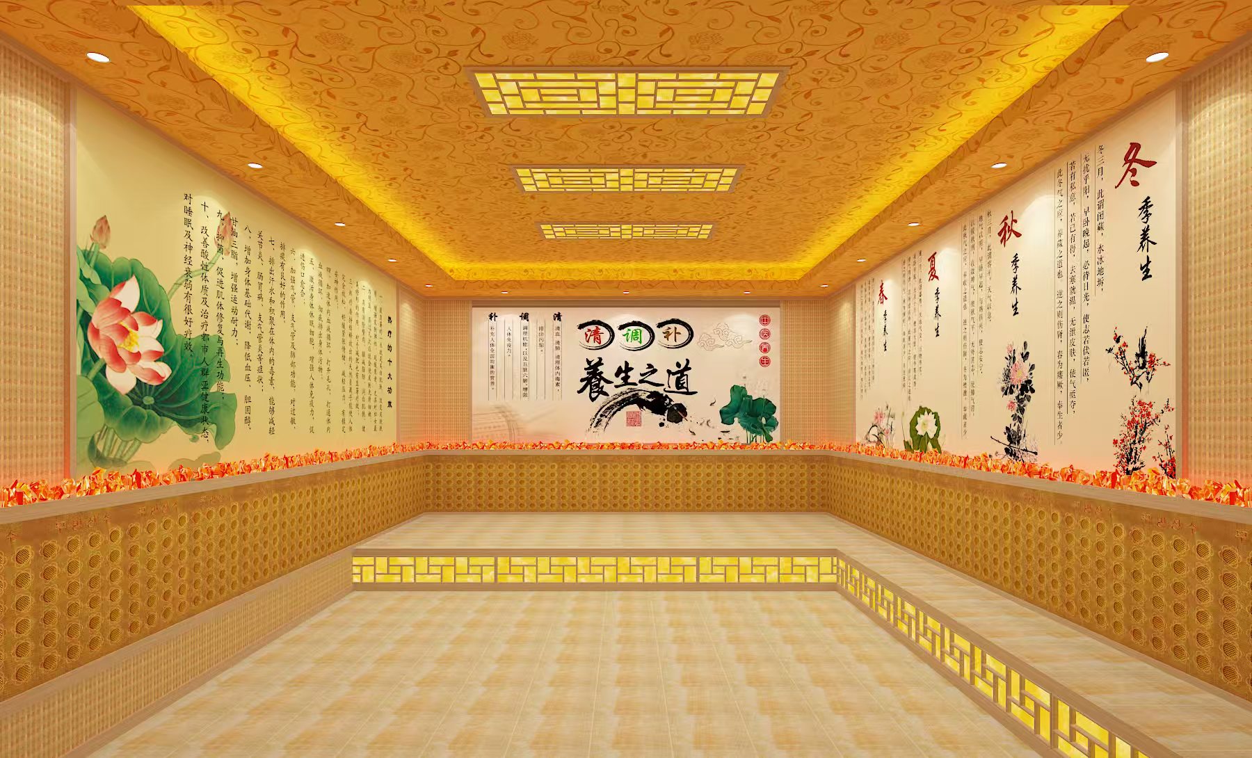 (汾阳)(当地)汗蒸房_桑拿房装修严格把控每一处细节