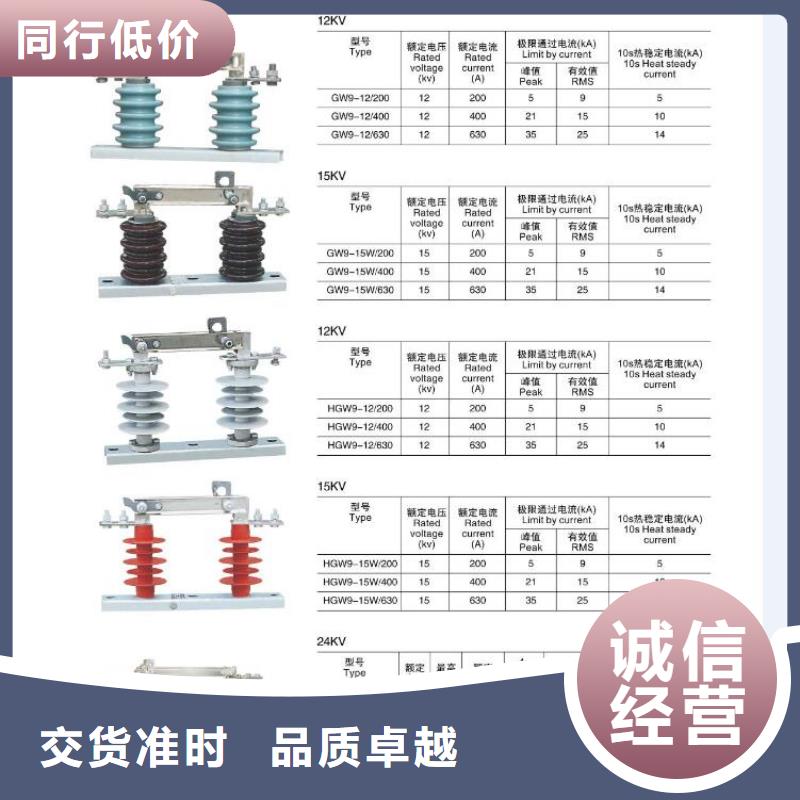 高压隔离开关真空断路器出货及时订购