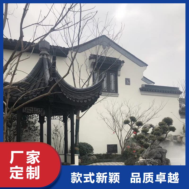 铝代木古建别墅庭院石雕勾栏规格齐全当地生产厂家