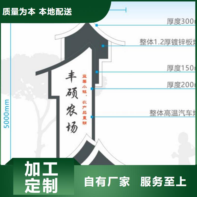 美丽乡村铁艺标牌品质放心附近供应商