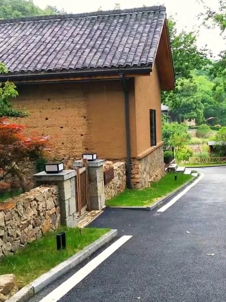 断层仿泥巴墙涂料多少钱#乡村改造稻草漆#仿夯土漆#乡村改造现货充足