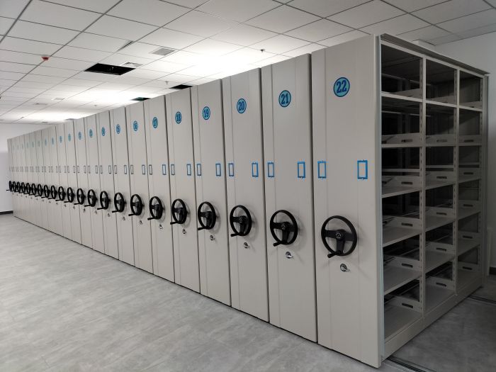 (涪城) 本地 档案密集架_全封闭移动档案架出货快