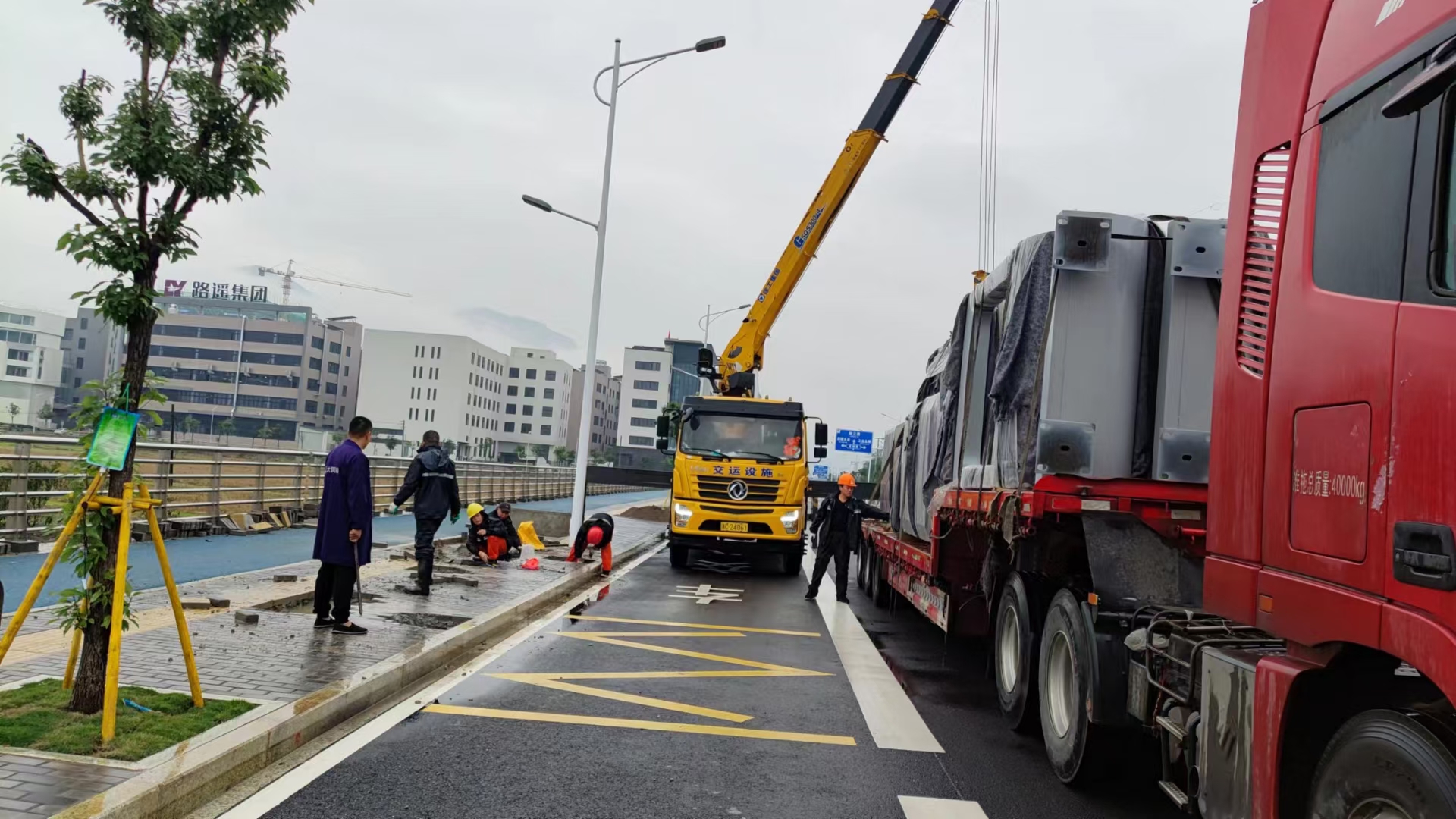 保亭县异型廊架公交站台候车亭全国发货