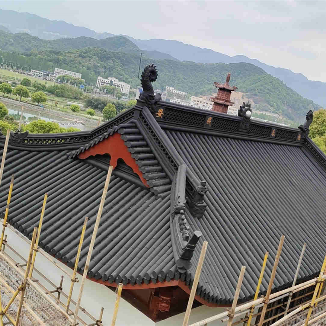 祠堂屋面瓦的应用范围